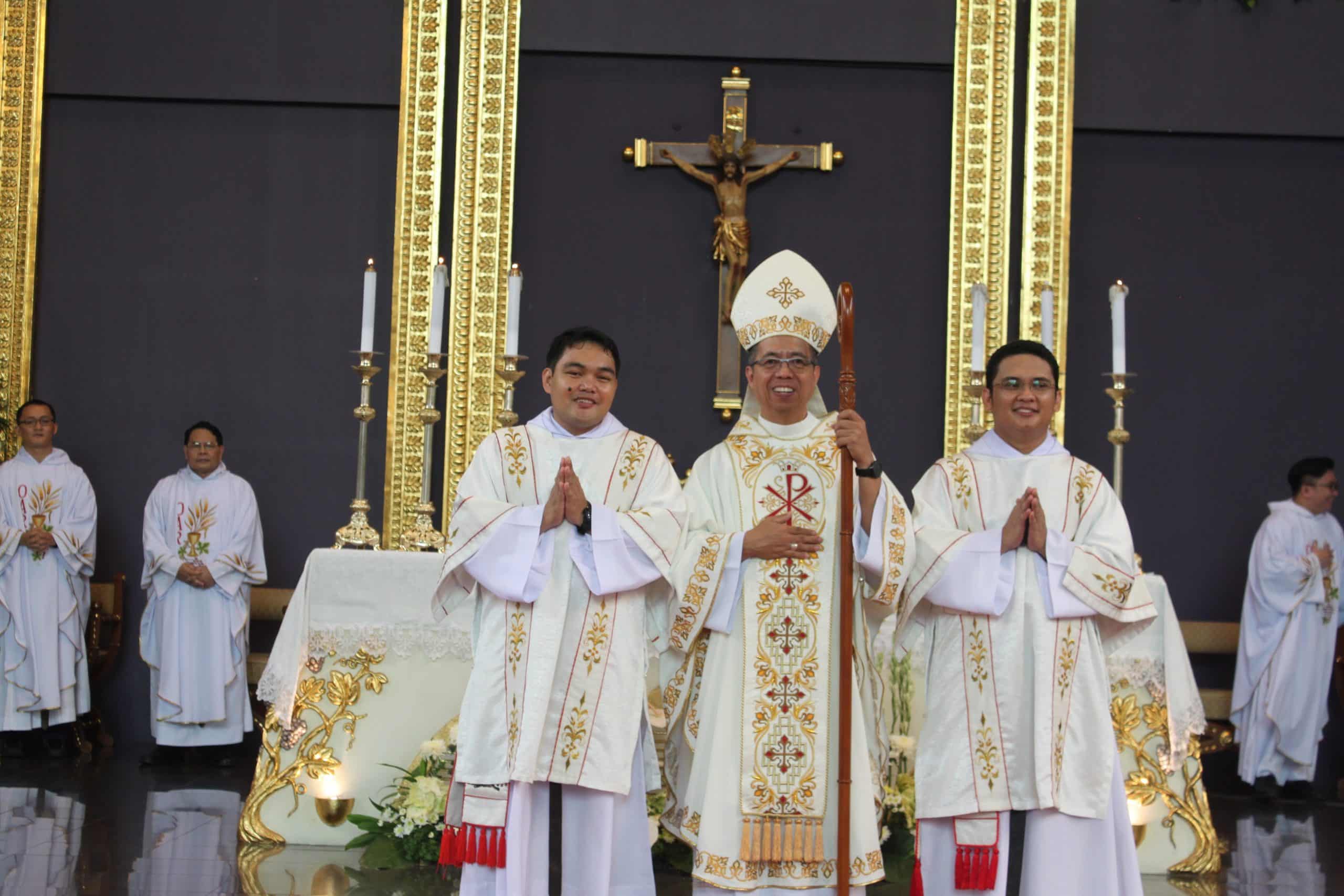 Bp. Santos to 2 newly ordained OAR Deacons: “In your name there is ...